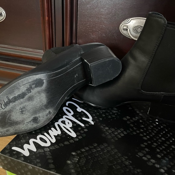 Women’s Black Leather Boots (Sam Edelman) - Picture 4 of 7